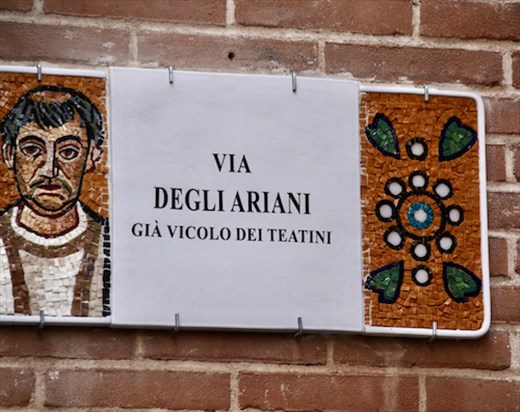 Street Signs in Mosaic, Ravenna
