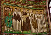Mosaic Panel of Justinian, Basilica di San Vitale, Ravenna: by graynomadsusa, Views[218]