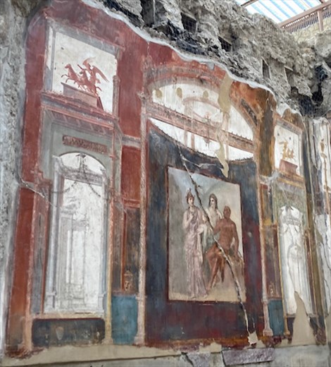 Frescos, College of the Augustales, Herculaneum