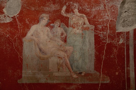 Close-up of mural, Casa del Giordino