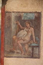 Leda and the Swan—Regio V, Pompeii: by graynomadsusa, Views[300]