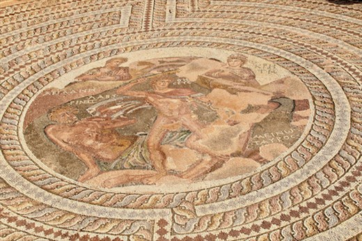 Detail of Theseus Medallion, Paphos