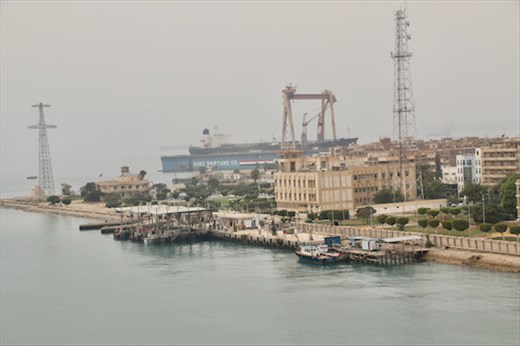 Port Suez, 163 KM from Port Said
