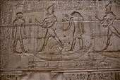Boat mural, Temple of Horus in Edfu: by graynomadsusa, Views[403]