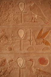 Ankh, the Key of Life, Temple of Hatshepsut, West Bank: by graynomadsusa, Views[301]