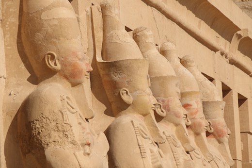 Hatshepsut as Osiris, Temple of Hatshepsut, West Bank