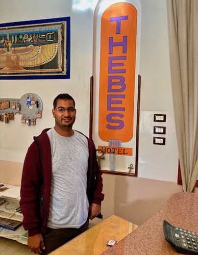 Fahd, Thebes Hotel, West Bank of Luxor