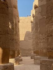 A few of the 134 Columns in the Great Hypostyle Hall,  Karnak Temple: by graynomadsusa, Views[434]