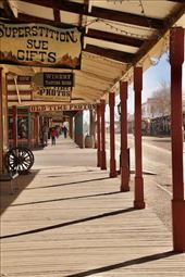 Wooden sidewalk, Tombstone: by graynomadsusa, Views[274]