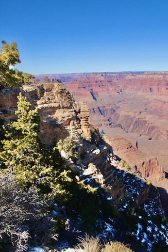 A splash of snow, Grand Canyon South Rim