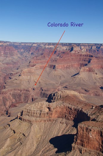 The Colorado River from South Rim Trail