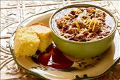 Corn Bread and Chili: by graynomadsusa, Views[259]