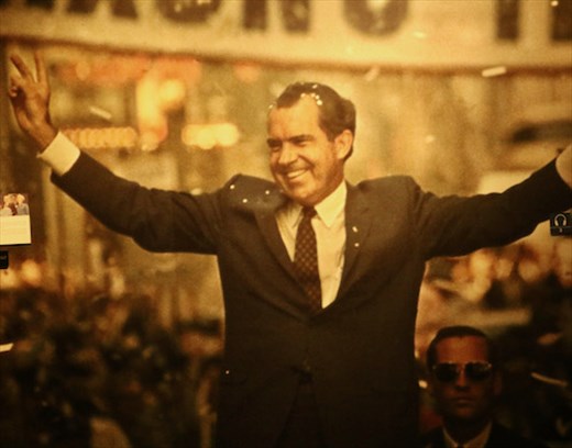 Nixon victorious