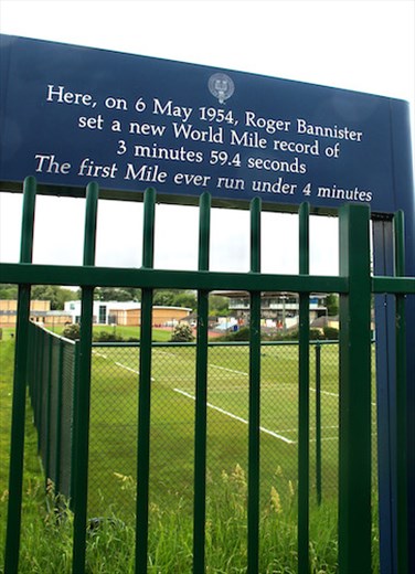 Roger Banister was here!