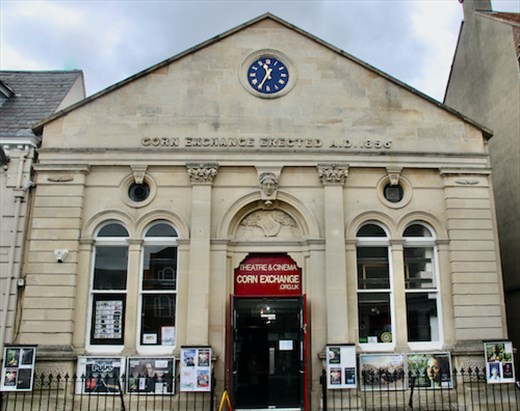 The Corn Exchange stood in for Causton Theatre on Midsomer Murders, Wallingford