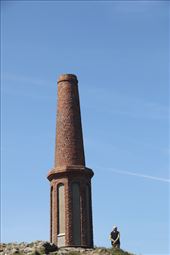 Connie at the Cape Cornwall lookout: by graynomadsusa, Views[286]