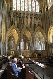 Contemplation in the Quire, Wells Cathedral: by graynomadsusa, Views[268]