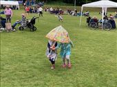 Friends don't let friends stand in the rain, Jubilee Day in Shrewton: by graynomadsusa, Views[276]