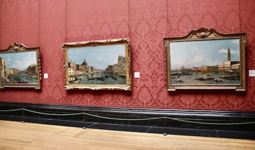 Three views of Venice by Caravaggio