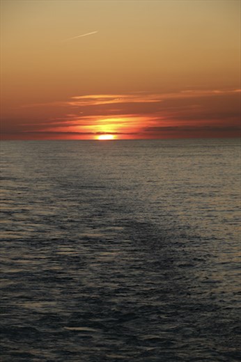 The final sunset for a while