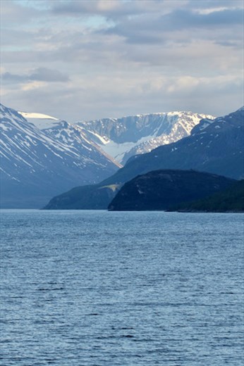 Fjord leading to Tromsø