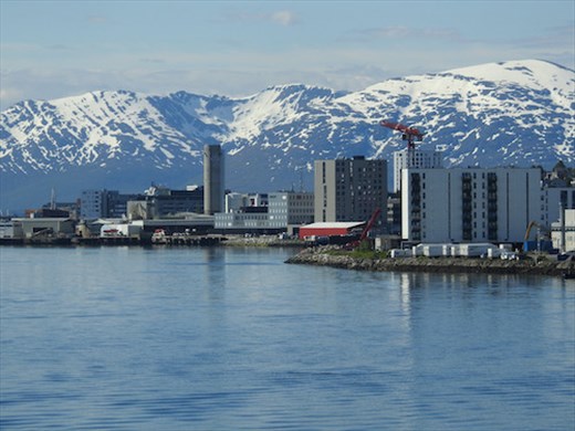 Not the best view of Tromsø