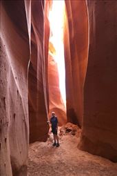 Connie in Ligai Si'Anii Slot Canyon: by graynomadsusa, Views[273]