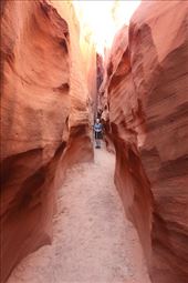 Connie in Ligai Si'Anii Slot Canyon: by graynomadsusa, Views[252]