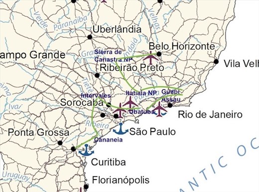 Curitiba to Belo Horizonte the hard way