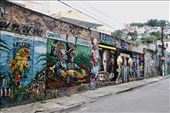 Graffiti is an architectural element in Rio, Lapa Neighborhood: by graynomadsusa, Views[272]