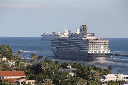 A busy day at Port Everglades