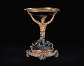 Cup With a Gold Mermaid—and diamonds and sapphires, Oh My!: by graynomadsusa, Views[285]