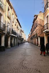 Calle Mayor, longest colonnaded street in Spain, Alcalá de Henares: by graynomadsusa, Views[349]