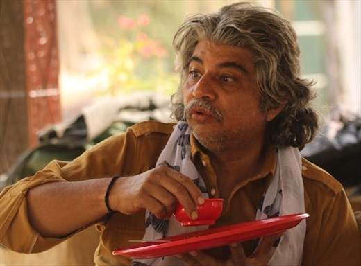 Raj in one of his less manic moments, Desert Courser Ecolodge