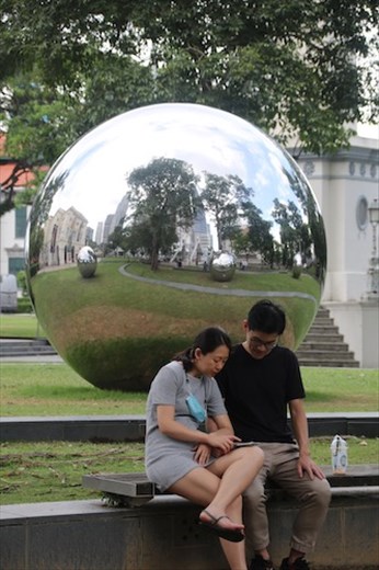 Reflections in Parliament Park