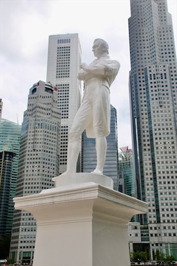 Stamford Raffles and the city he founded