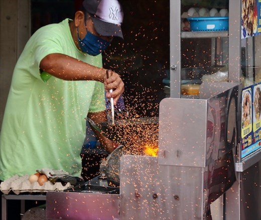 Cooking with a passion, Chew Jetty Georgetown