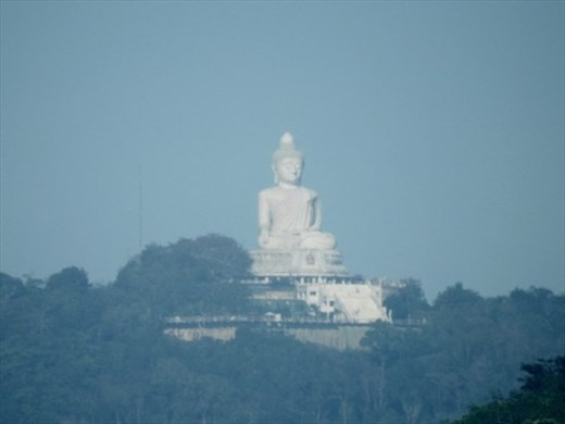 Giant Buddha from the ship, Phuket