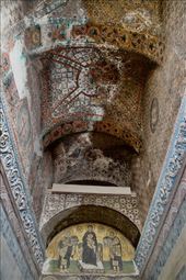 Ancient mosaic of Constantine and Justinian, Hagia Sophia: by graynomadsusa, Views[410]