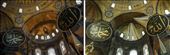 Hagia Sofia Mosaics, before and after conversion to mosque: by graynomadsusa, Views[331]