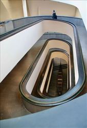Oval stairway, entry to the Vatican Museum : by graynomadsusa, Views[296]