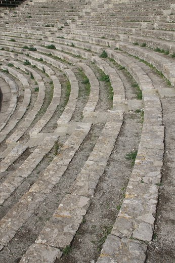 Plenty of seats but bring a cushion, Greek Theatre, Taormina