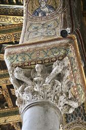 Each Corinthian capital is unique, Montreale Cathedral, Palermo: by graynomadsusa, Views[151]