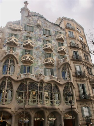 Casa Batilló, a part of the Work of Gaudi WHS