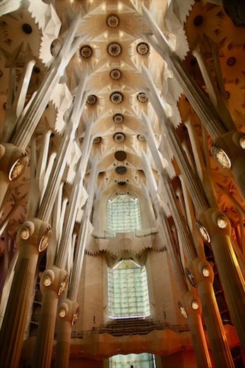 Ceiling of the Nave, Sagrada Familia