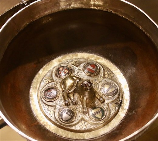 Blue Mazer, proclaiming Robert the Bruce as King of Scotland, National Museum of