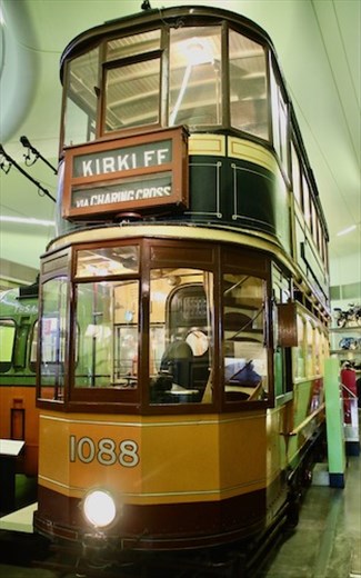 Iconic double-decker bus, Riverside Museum
