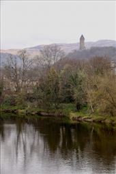 Wallace Monument from site of the Battle of Stirling Bridge: by graynomadsusa, Views[731]