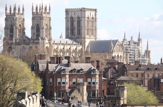 York Minster from the wall