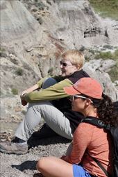 Christina and Connie sit and wait: by graynomadsusa, Views[320]